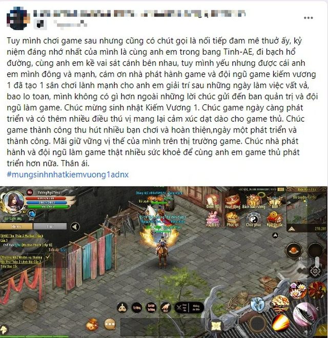 Kiếm Vương 1 – ADNX Mobile chính thức tròn một tuổi, đại tiệc sinh nhật rực rỡ dành cho game thủ - Ảnh 9.