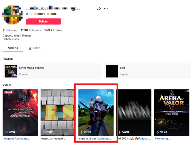 Làm video so sánh, tài khoản TikTok khiến fan game "3 nút" la ó dữ dội - Ảnh 1.