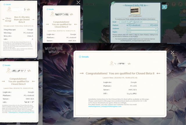 Rất nhiều game thủ đang "đua nhau" tạo tài khoản thử nghiệm Wuthering Waves - Ảnh 3. Rất nhiều game thủ đang "đua nhau" tạo tài khoản thử nghiệm Wuthering Waves - Ảnh 3.