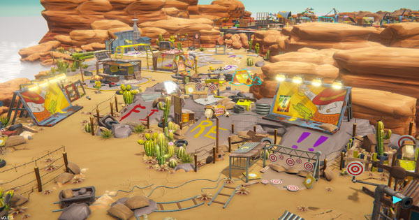 Điều khiển máy bay không người lái băng qua sa mạc cùng game hành động Battle Drones: RRR battle drones rrr thumbjpg