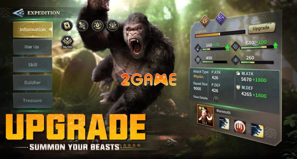 Beast Planet – Game chiến thuật thẻ tướng với chủ đề mãnh thú beast planet 2