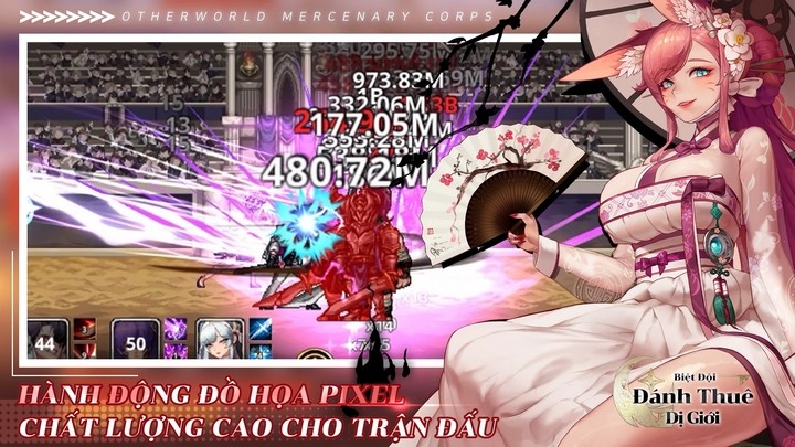 Biệt Đội Đánh Thuê Dị Giới cho game thủ bổ sung thêm vợ ảo “mờ lem” vào bộ sưu tập