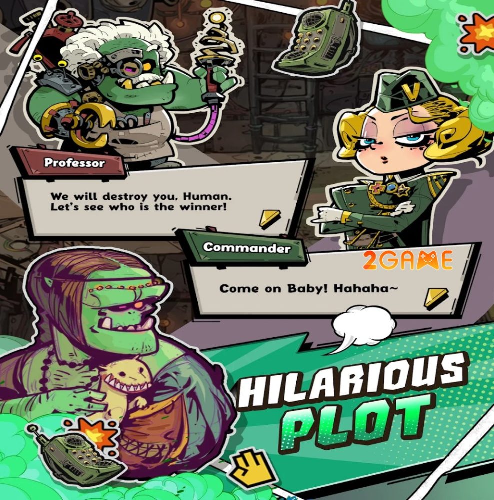 Tạo hình đa dạng của các chú Orc trong BIG BOOM - ORKS' MOVING CASTLE