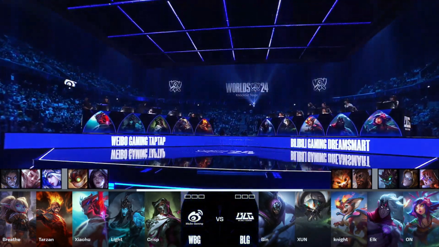 Kết quả BLG vs WBG CKTG 2024 hôm nay 26/10: Cách biệt to lớn! blg wbg van 1