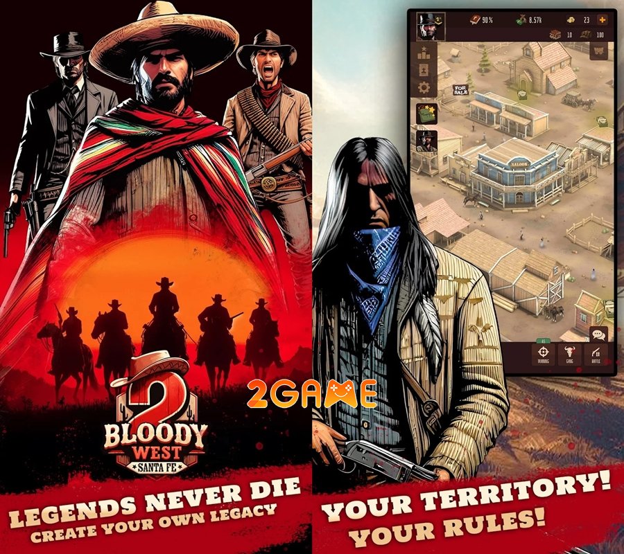 bloodywestsantafe-3 Bloody West: Santa Fe – Cưỡi chiến mã và chinh phục miền Tây hoang dã bloodywestsantafe 3