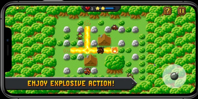 Trở về tuổi thơ với tựa game tái hiện lại huyền thoại Bomberman trên thiết bị di động - Ảnh 1. Trở về tuổi thơ với tựa game tái hiện lại huyền thoại Bomberman trên thiết bị di động - Ảnh 1.