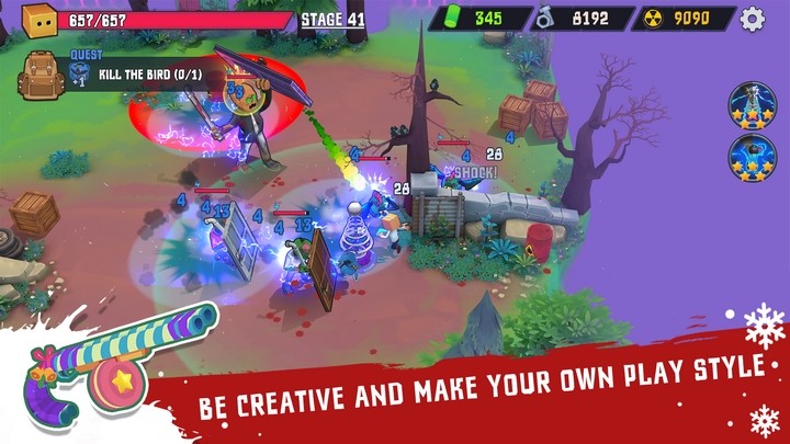 Box Head: Zombies Must Die! - Phát hiện game chặt chém diệt xác sống cực đã tay do VN sản xuất!!!