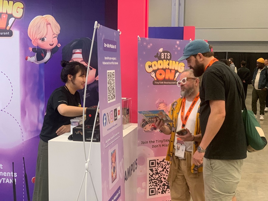 BTS Cooking On: TinyTAN Restaurant thu hút đông đảo game thủ tại SXSW 2024 bts cooking 2