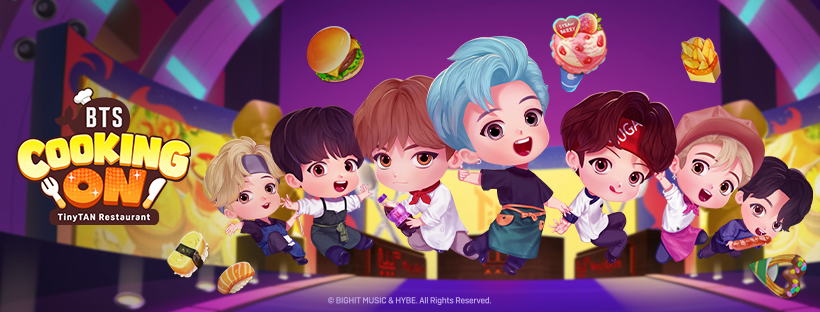 BTS Cooking On: TinyTAN Restaurant thu hút đông đảo game thủ tại SXSW 2024 bts cooking on cover