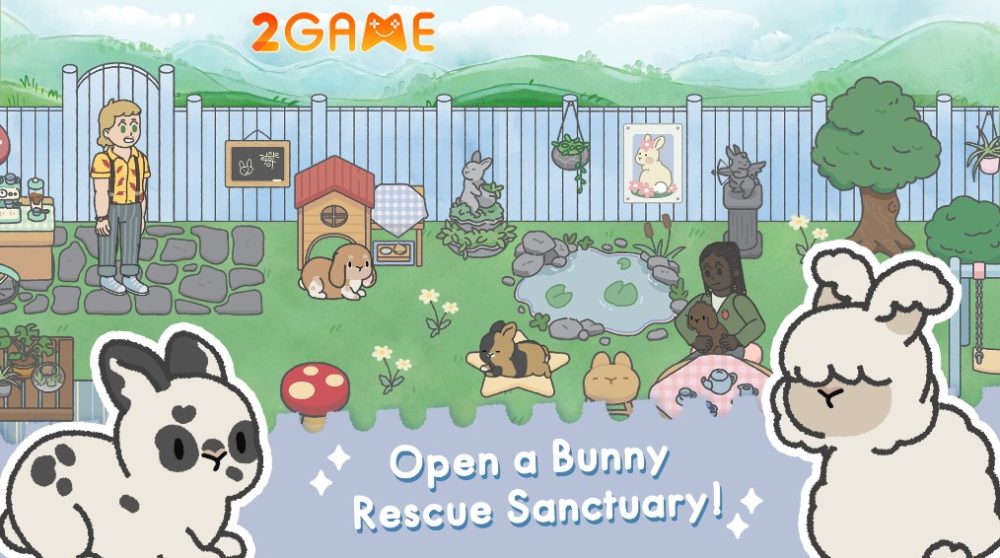 Trở thành chủ tiệm cà phê thỏ trong game mô phỏng giả lập Bunny Haven Cute Cafe bunny haven cute cafe 1