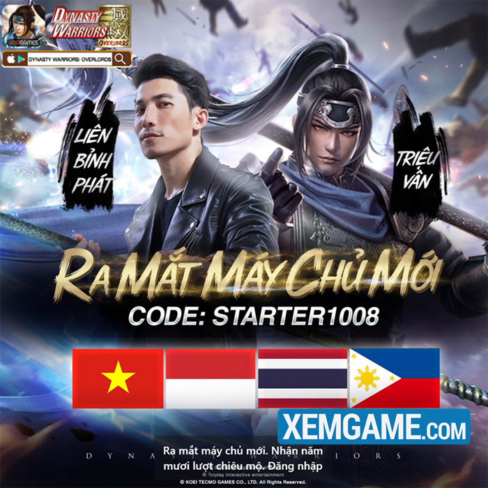 c-27-01 Nhân dịp ra mắt Dynasty Warriors: Overlords tặng 500 giftcode c 27 01