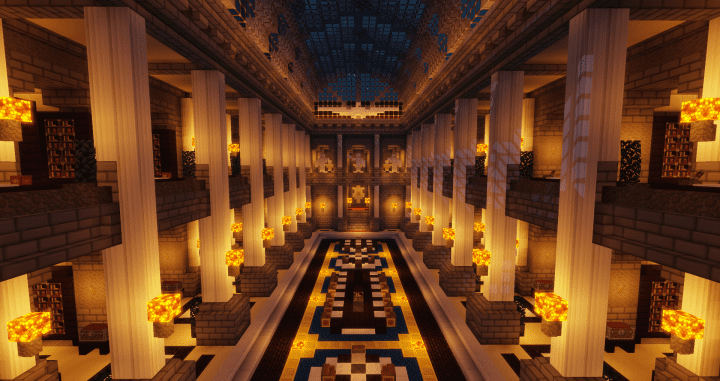 c4 Top những thiết kế thư viện Minecraft mà game thủ nên xây dựng vào năm 2024 c4