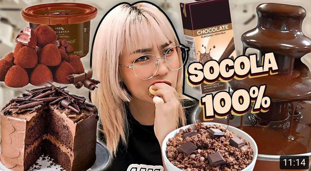 c6b025-1 MisThy "đu trend" food challenge với món socola khiến fan hâm mộ "nhìn mà phát thèm" c6b025 1