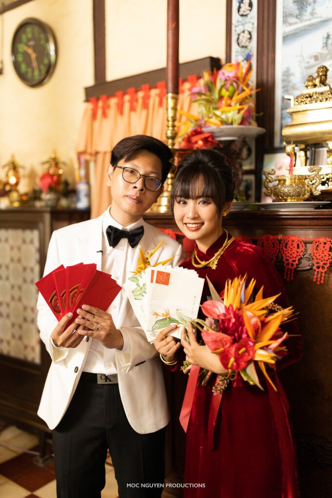 Thiệp cưới đầy độc đáo của Minh Nghi và Bomman: Nổi bật với nhiều sắc màu c6b053 1