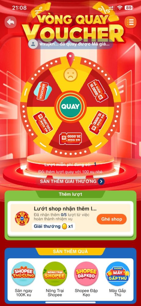 Cách chơi game Shopee trên máy tính, iPhone nhận trăm ngàn xu mỗi ngày
