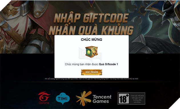 Giftcode Lien Quan Mobile Thang 1 nam 2024 va cach nhap de nhan qua mien phi 2 Hướng dẫn cách nhập Giftcode liên quân mobile để nhận quà mới nhất 2022