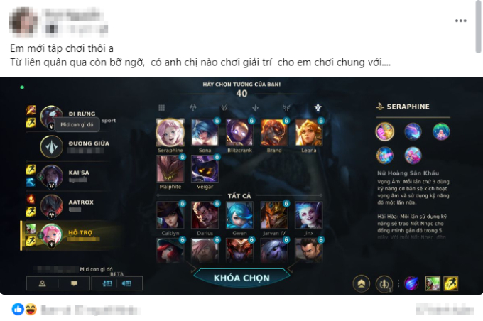 Lỡ miệng nhờ vả cộng đồng, nữ game thủ Liên Quân suýt nữa trở thành đối tượng bị công kích - Ảnh 2. Lỡ miệng nhờ vả cộng đồng, nữ game thủ Liên Quân suýt nữa trở thành đối tượng bị công kích - Ảnh 2.