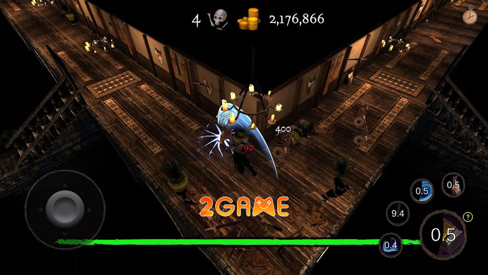 Lối chơi chặt chém hấp dẫn của game Castle Chaos Lối chơi chặt chém hấp dẫn của game Castle Chaos