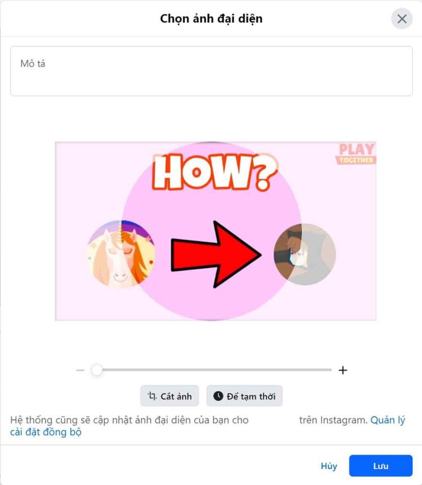 Chi tiết cách đổi avatar trong Play Together bằng Facebook mới nhất 2024