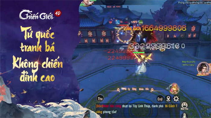 Những hoạt động vượt khỏi tầm MMORPG trong Chiến Giới 4D chien gioi 4d 24 5 5