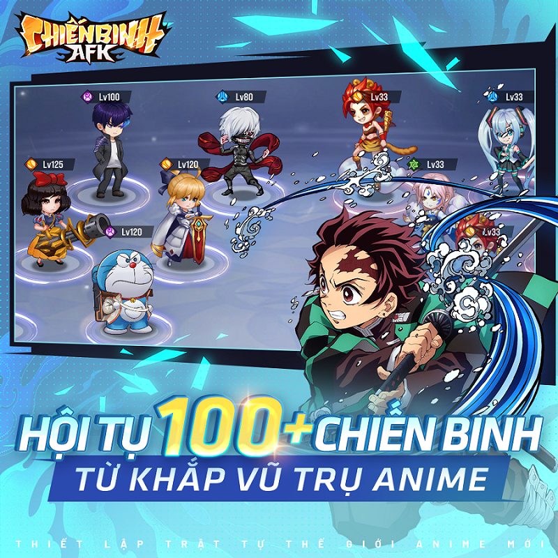 Bom tấn đa vũ trụ Anime Chiến Binh AFK mở Đăng Ký Sớm, át chủ bài có làm nên kỳ tích mới? chienbinhafk 3