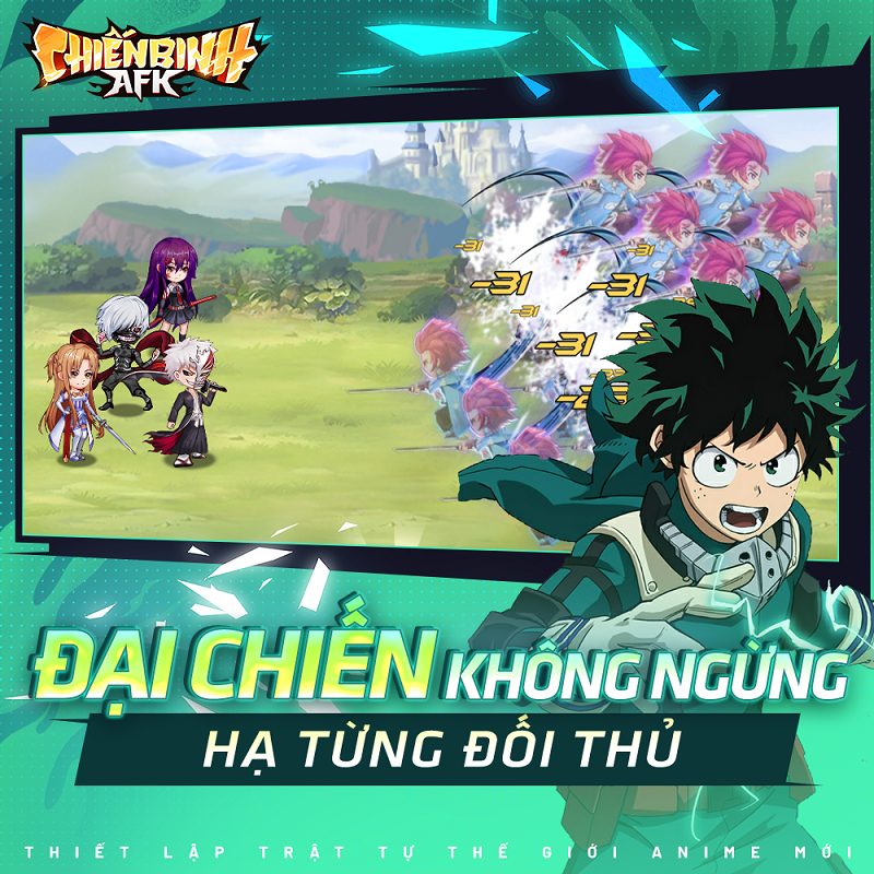 Bom tấn đa vũ trụ Anime Chiến Binh AFK mở Đăng Ký Sớm, át chủ bài có làm nên kỳ tích mới? chienbinhafk 5