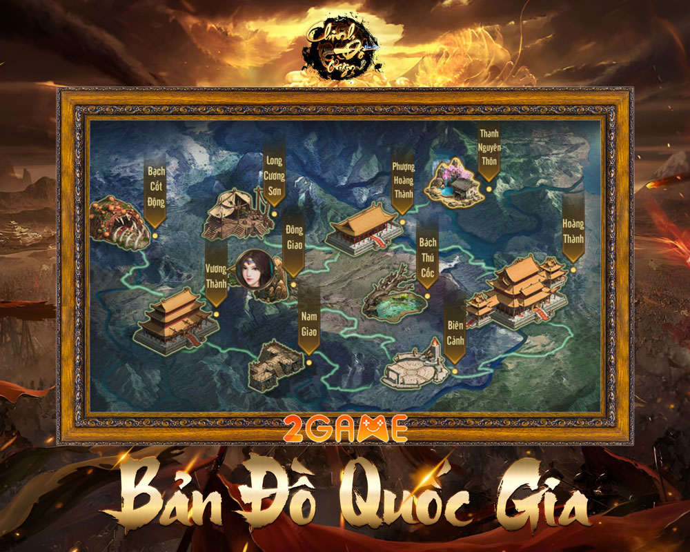 Bản đồ quốc gia trong game MMORPG Chinh Đồ Origin