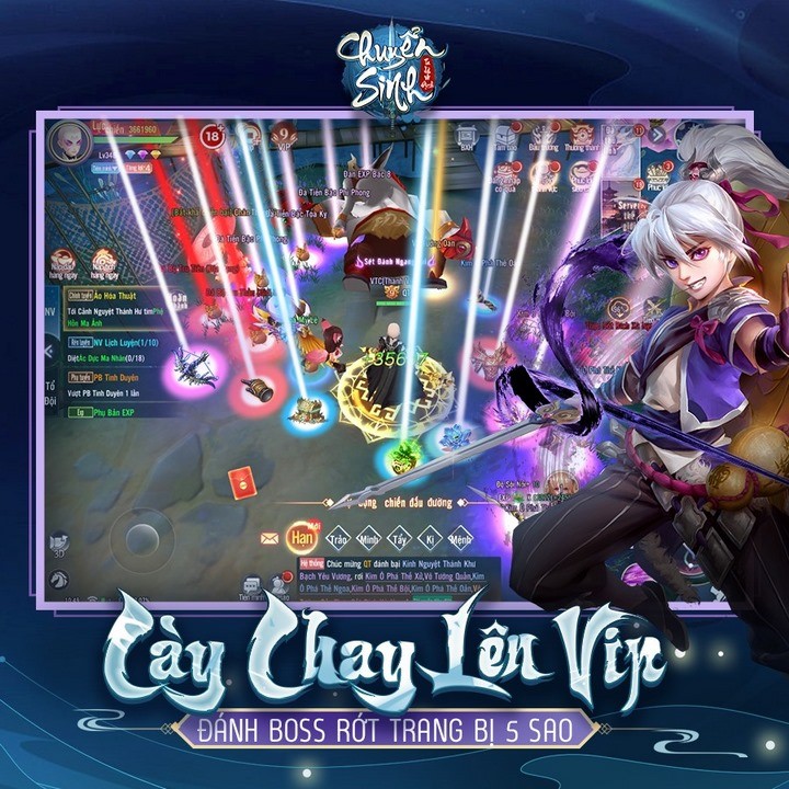 Trải nghiệm tiên cảnh tuyệt sắc trong game mới Chuyển Sinh Ta Là Vô Địch Trải nghiệm tiên cảnh tuyệt sắc trong game mới Chuyển Sinh Ta Là Vô Địch