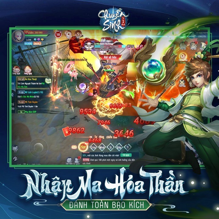 Trải nghiệm tiên cảnh tuyệt sắc trong game mới Chuyển Sinh Ta Là Vô Địch Trải nghiệm tiên cảnh tuyệt sắc trong game mới Chuyển Sinh Ta Là Vô Địch