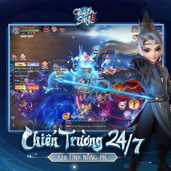 Trải nghiệm tiên cảnh tuyệt sắc trong game mới Chuyển Sinh Ta Là Vô Địch Trải nghiệm tiên cảnh tuyệt sắc trong game mới Chuyển Sinh Ta Là Vô Địch