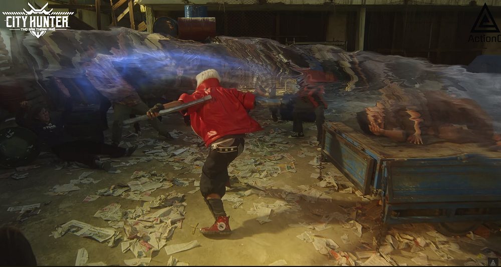 Tiến Hoàng Action C và chị đẹp Mlee đối mặt zombie biết võ trong City Hunter: Thợ Săn Thành Phố city hunter mv 6