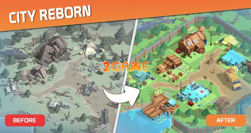 Xây dựng thành phố cuối cùng trong game City Of Survivors city of survivors 1