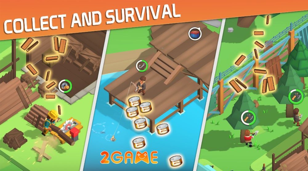 Tích trự lương thực và tài nguyên trong game City Of Survivors