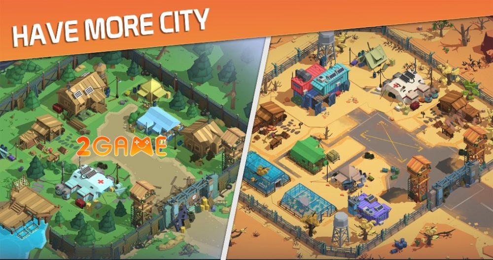 Mở khóa thêm bản đồ mới và căn cứ mới trong City Of Survivors