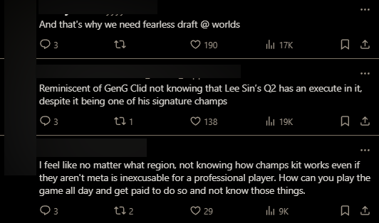 Khán giả cũng đề nghị Riot sớm áp dụng Fearless Draft trên tất cả các giải đấu của LMHT chuyên nghiệp Khán giả cũng đề nghị Riot sớm áp dụng Fearless Draft trên tất cả các giải đấu của LMHT chuyên nghiệp