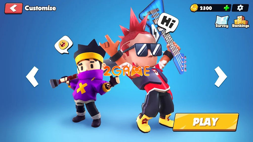 Nhân vật của game Clash Guys: Hit the Ball