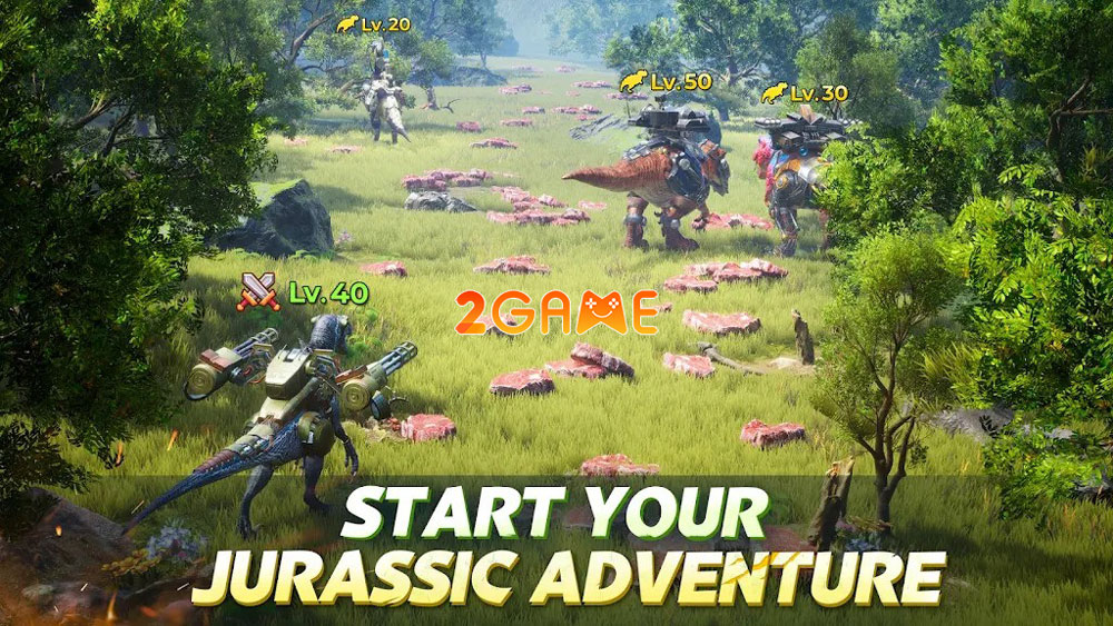 Bối cảnh hấp dẫn trong game Clash of Dinos Bối cảnh hấp dẫn trong game Clash of Dinos