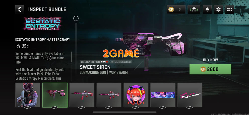 Các loại skin trong game COD Warzone Mobile