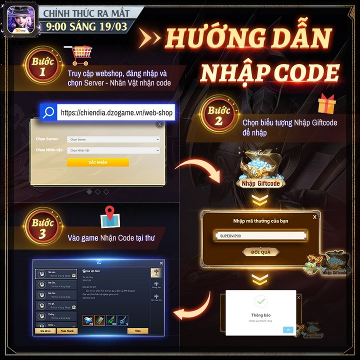 Tổng hợp gift code Chiến Địa Mobile và hướng dẫn cách nhập Tổng hợp gift code Chiến Địa Mobile và hướng dẫn cách nhập