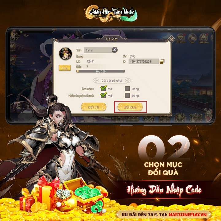 100 gift code Chiến Hồn Tam Quốc độc quyền tại Mọt Game 100 gift code Chiến Hồn Tam Quốc độc quyền tại Mọt Game