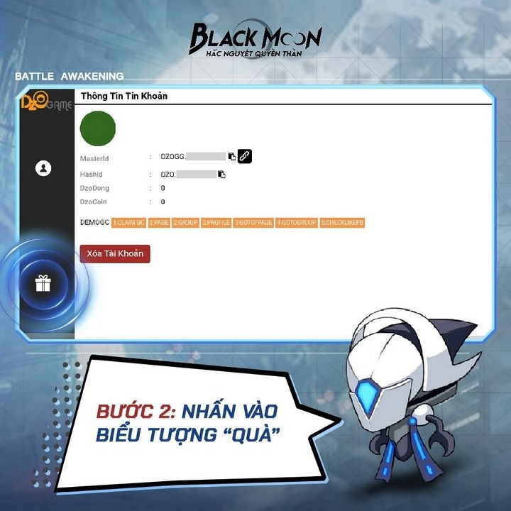 Gift code Hắc Nguyệt Quyền Thần và hướng dẫn cách nhập