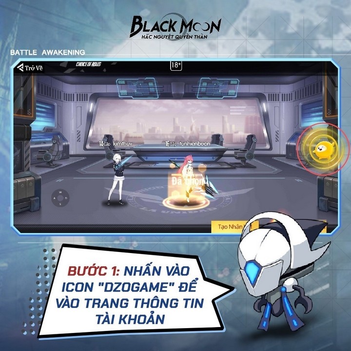 Gift code Hắc Nguyệt Quyền Thần và hướng dẫn cách nhập