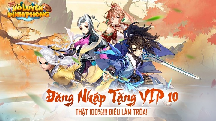 Kênh Tin Game tặng 300 Gift code Võ Luyện Đỉnh Phong độc quyền, tạo tài khoản nhận ngay VIP 10 Kênh Tin Game tặng 300 Gift code Võ Luyện Đỉnh Phong độc quyền, tạo tài khoản nhận ngay VIP 10