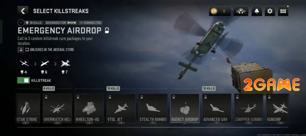 Các Killstreaks có thể sử dụng trong game COD Warzone Mobile codwarzonemobile killstreak 15