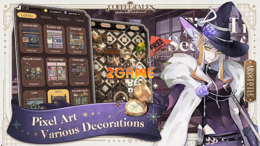 coffee-tales-1-1 Xây dựng quán cafe theo phong cách riêng của bạn trong game nhập vai Coffee Tales coffee tales 1 1