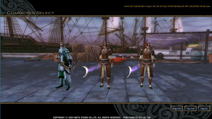 Gzone chính thức phát hành Con Đường Huyền Thoại Phiên bản 3JOB  – Only ASIA – độc nhất tại khu vực châu Á con duong huyen thoai gzone 3