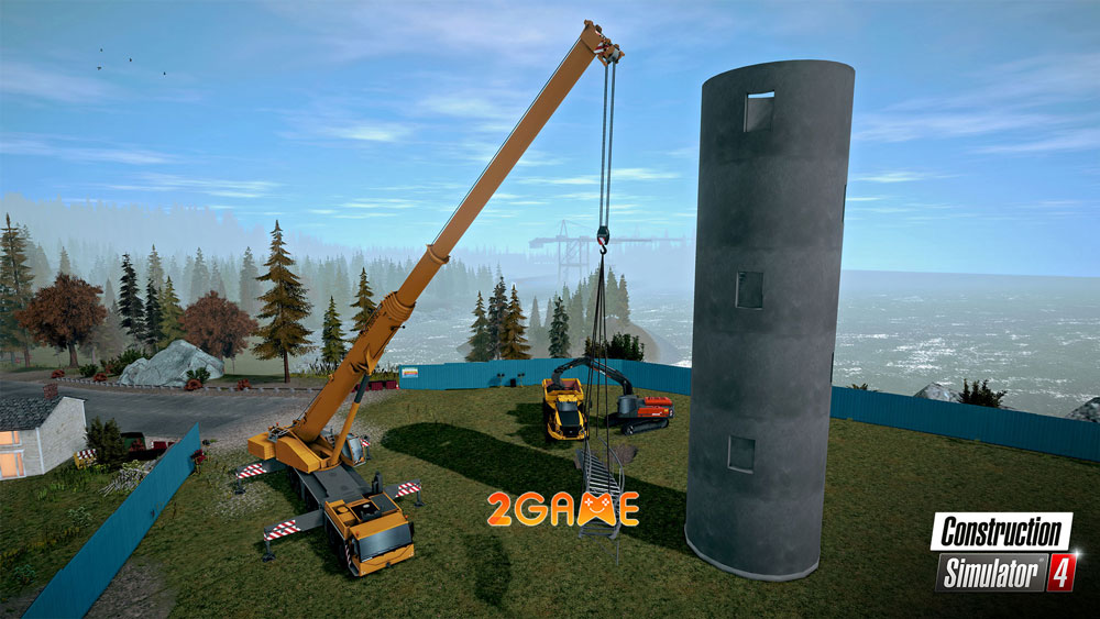 Đồ họa ấn tượng của game mô phỏng Construction Simulator 4