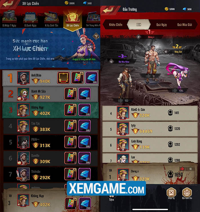 cuoc-chien-sinh-ton-ggames-14-7-6 Dàn hoạt động dễ mở khóa, lại có điểm đặc trưng thú vị trong Cuộc Chiến Sinh Tồn GGames cuoc chien sinh ton ggames 14 7 6