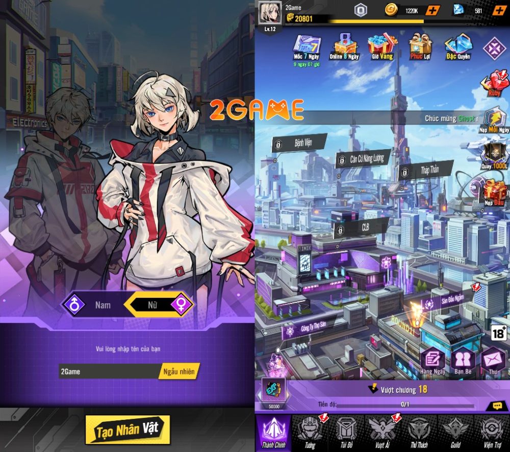 Cyber City: Thành Phố Dị Năng – Game kết hợp truyền thuyết và tương lai? cyber city 1