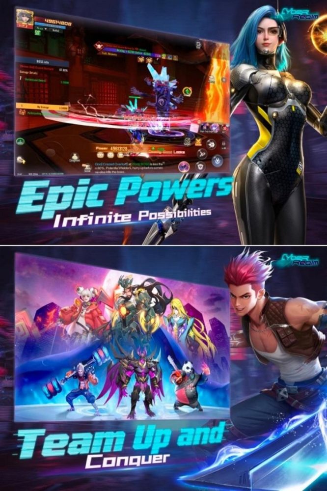 Cyber Realm - Khám phá thế giới Cyberpunk trong tựa game mobile mới trên Google Play Store cyber realm 2
